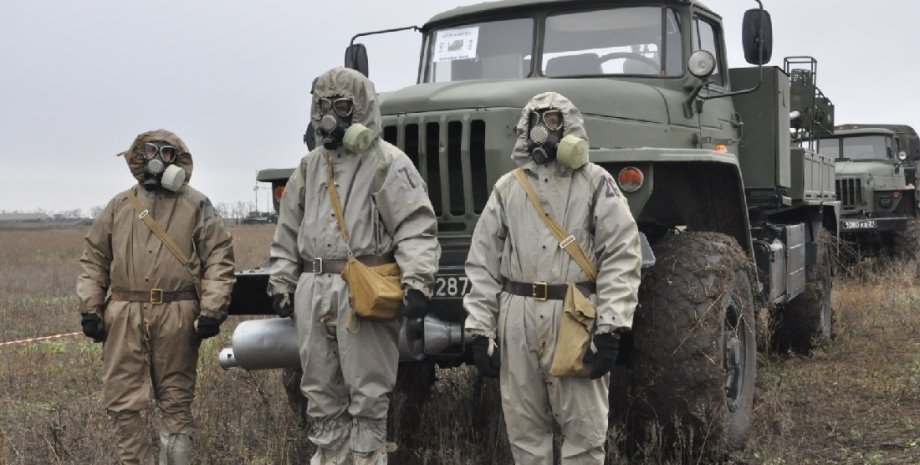 Війська армія РХБЗ радіаційний захист окупанти брудна бомба
