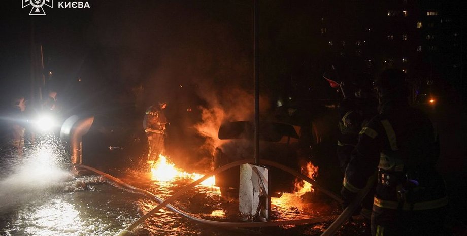 обстрел Киева, атака на Киев