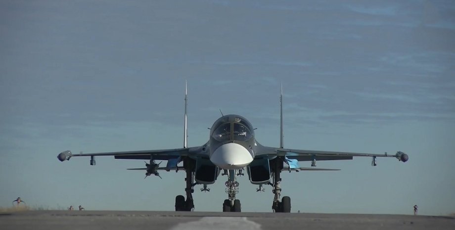 Су-34, авиация РФ, борт, самолет
