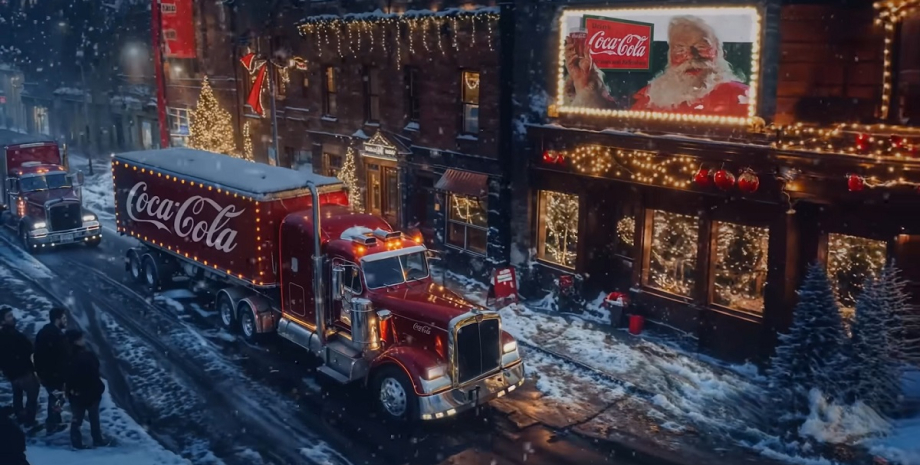 Реклама Coca-Cola, ШІ, свято наближається