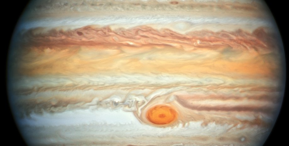 Юпитер, циклоны, атмосфера, облака