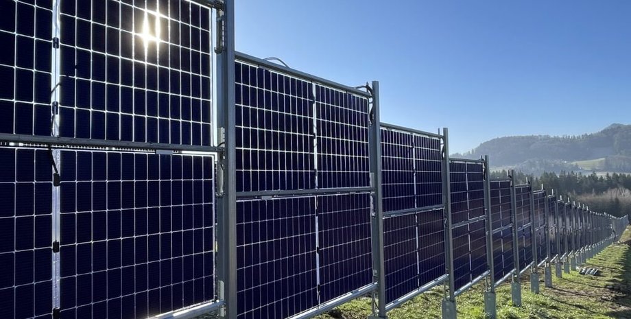 Солнечный забор, солнечные панели, Next2Sun, фото