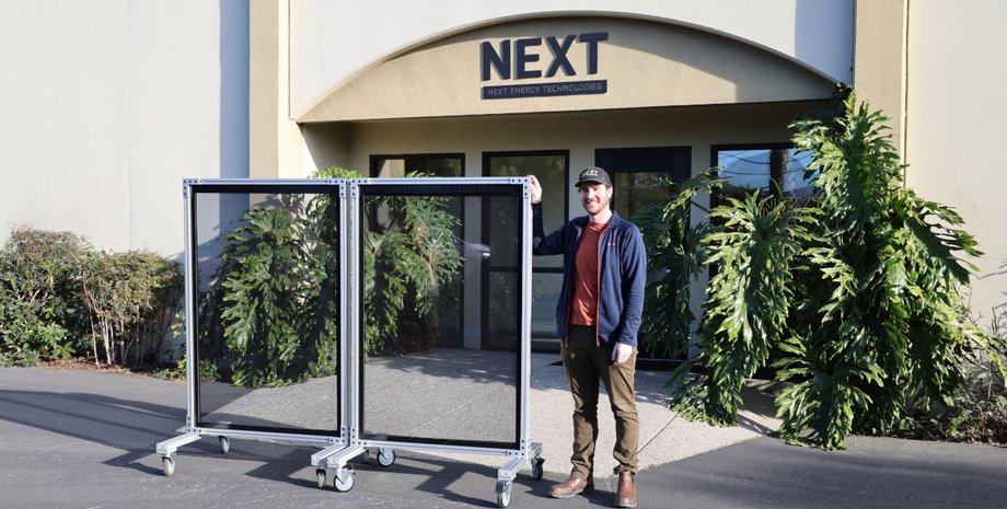 Солнечное окно, стекло, OPV, Next Energy Technologies, фото