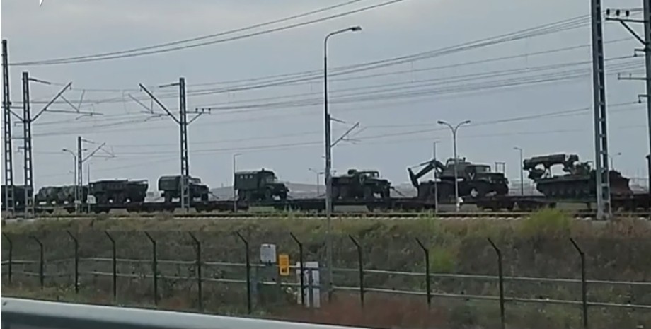 військова техніка РФ, залізниця