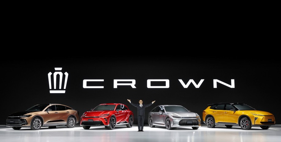 Линейка Toyota Crown, Toyota Crown, Toyota Crown 2023, новая Toyota Crown, Toyota Crown Sport, Toyota Crown Estate