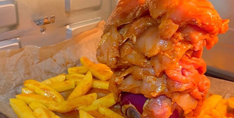 шаурма, курица, мясо, домашняя шаурма