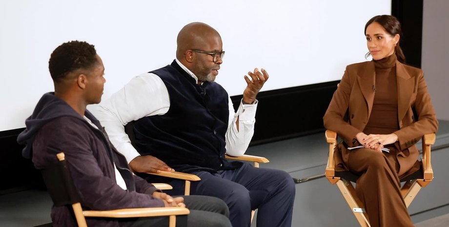 Меган Маркл, Мисан Гарриман, Дэвид Ойелоуо