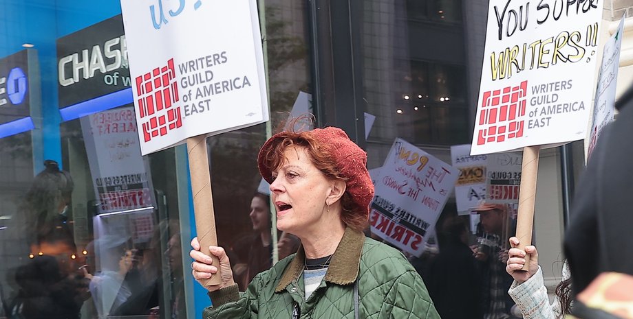 Сьюзан Сарандон, актриса, Голливуд, акция протеста, арест