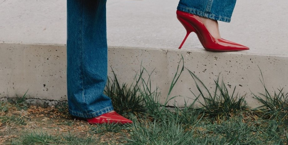 Красная обувь, модные тренды, модная обувь, тренды обуви, тренды обуви 2023