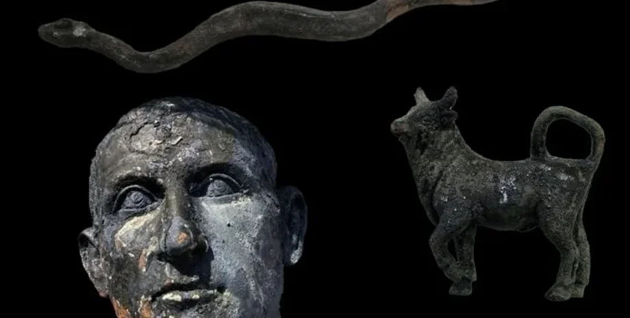 Италия, источник, статуя, артефакты, комплекс, римляне, культура, жертвоприношение, археологи, археология, раскопки, Тоскана, монеты