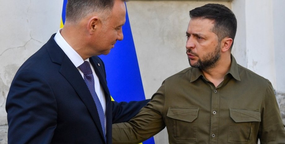 Президент Польщі Анджей Дуда і президент України Володимир Зеленський