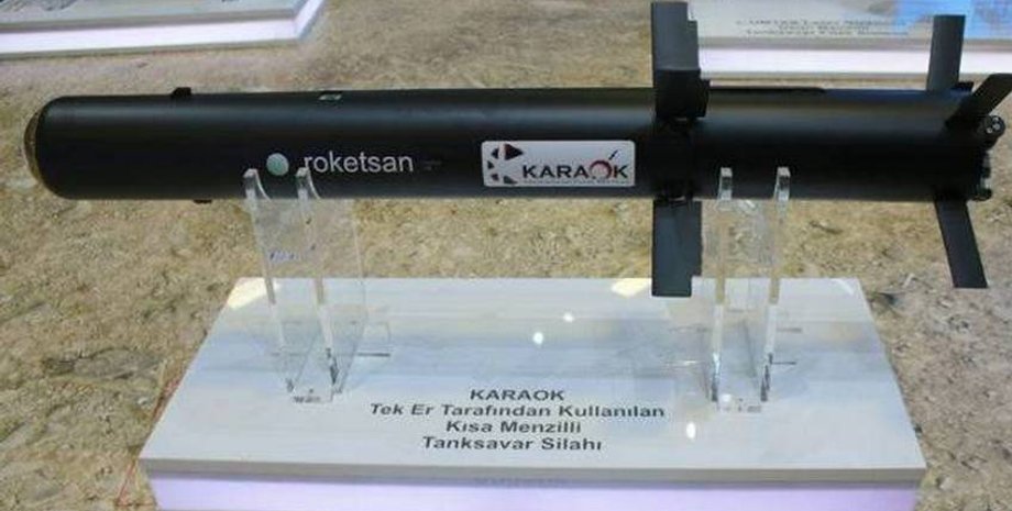 запуск ракети KARAOK, турецька ПТУР KARAOK