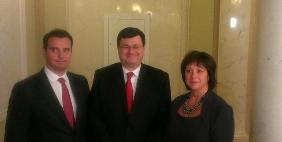 Айворас Абромавичус, Александр Квиташвили и Наталья Яресько / Фото: РБК