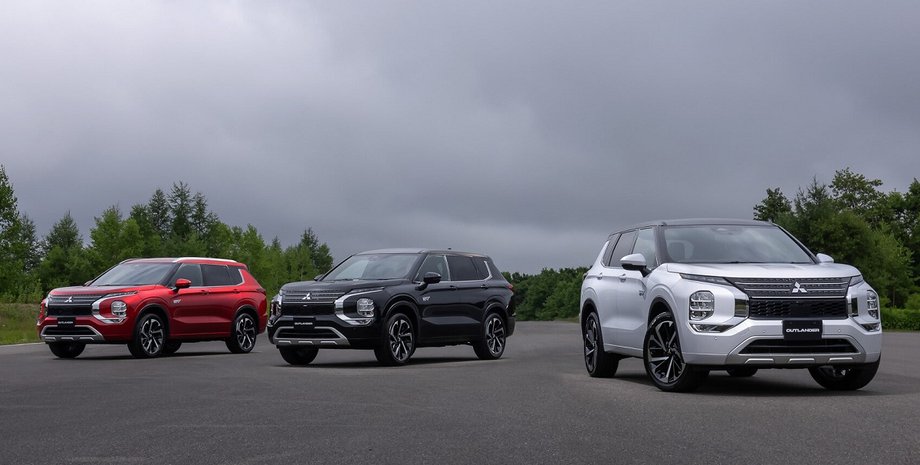 Гибрид Mitsubishi Outlander, Mitsubishi Outlander PHEV, Mitsubishi Outlander 2022, новый Mitsubishi Outlander PHEV