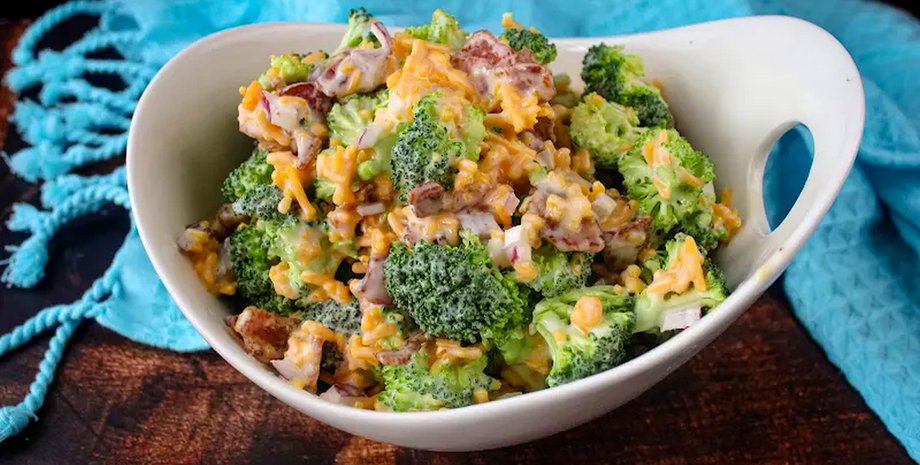 салат из брокколи, рецепт