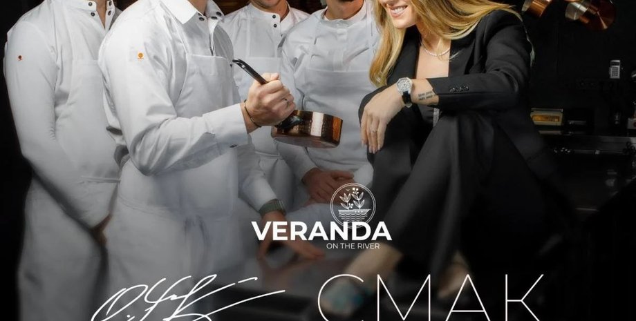 Ольга Харлан стала обличчям рекламної кампанії ресторану "Веранда на Дніпрі"