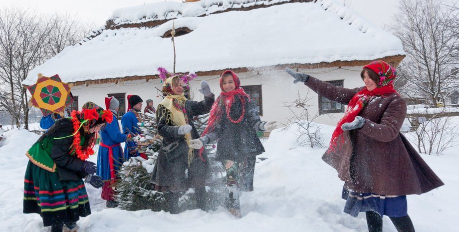 Щедрий вечір, щедрування, маланка