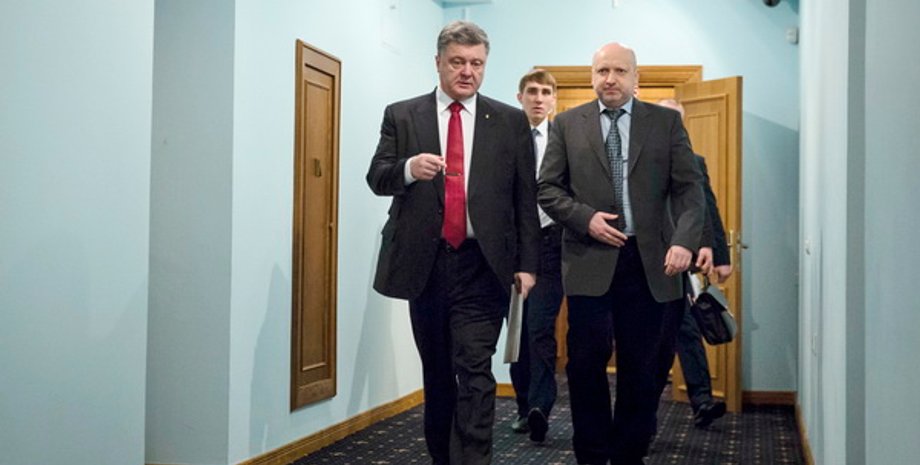 Петр Порошенко и Александр Турчинов / Фото: сайт президента Украины