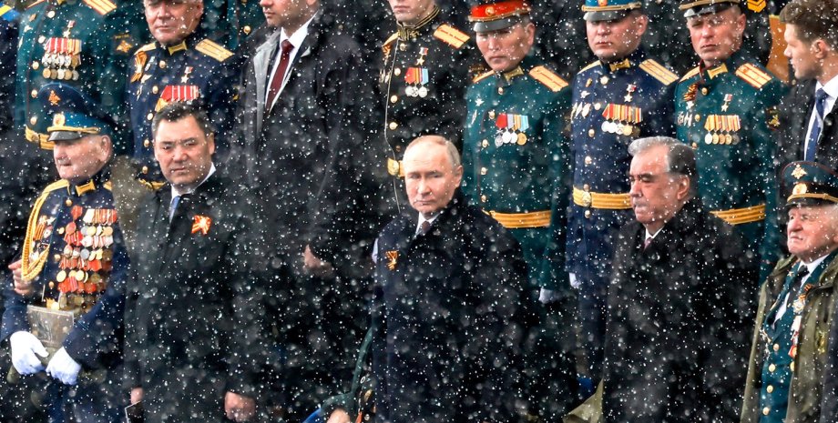 парад, Путин, бронежилет, защита, охрана, ФСО