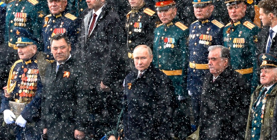 парад, Путин, бронежилет, защита, охрана, ФСО