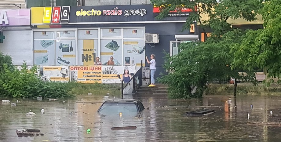 Киев наводнение