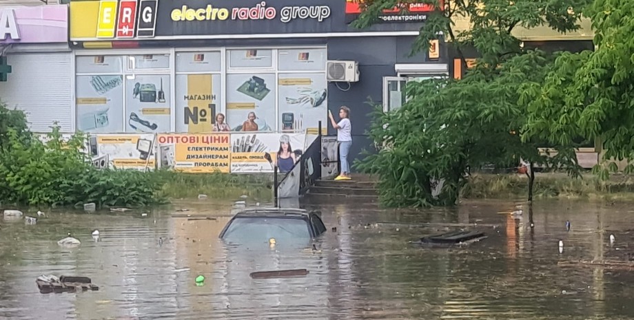 Киев наводнение