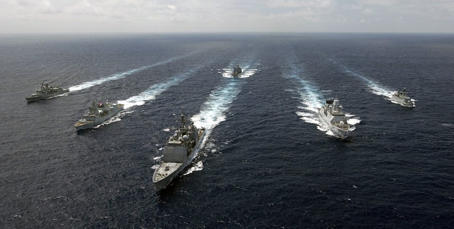 боевые корабли нато, натовский флот, флот нато, вмс нато, война на море, миссия нато