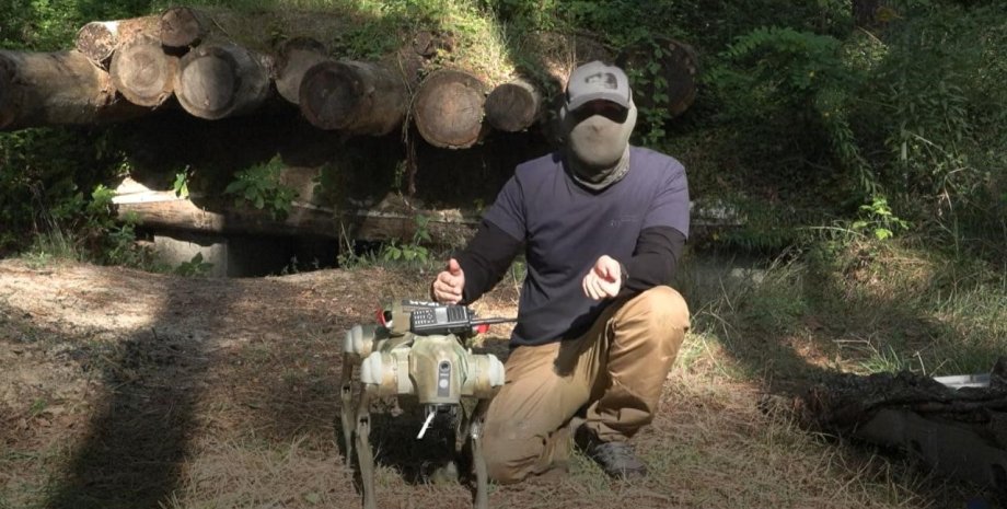 Der Hunde mit Roboter -Bad kann Soldaten an der Front ersetzen, indem er gefährl...