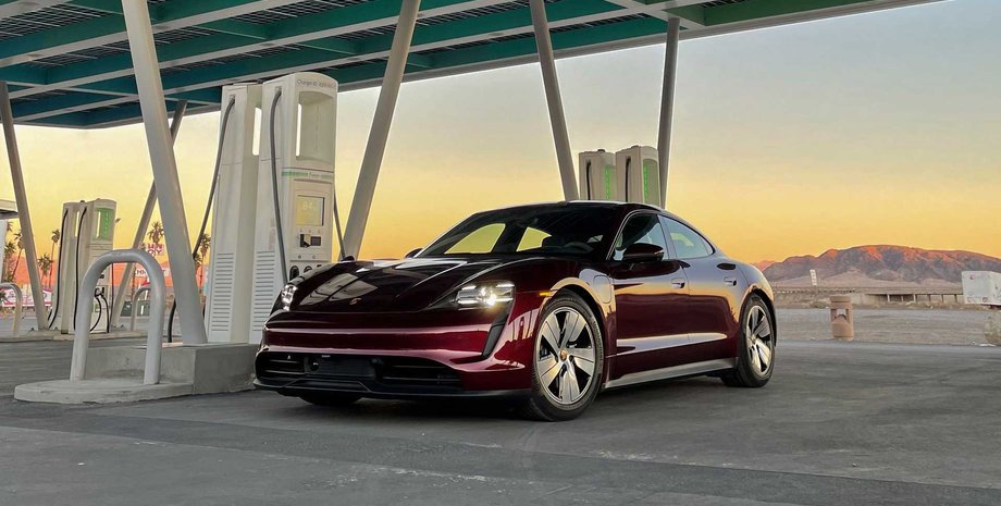 Porsche Taycan 2022, новый Porsche Taycan, Porsche Taycan, электромобиль Porsche Taycan, запас хода Porsche Taycan
