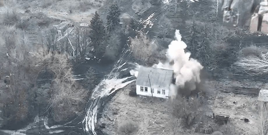 бахмут, дрон, окупанти, знищення, позиції, ворог, дрон, бпла, безпілотник