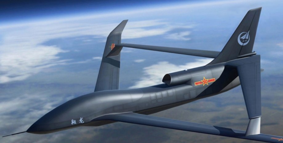 Рендер китайского дрона Guizhou Soar Dragon дрон, БПЛА, Guizhou Soar Dragon, китайский дрон, боевой дрон