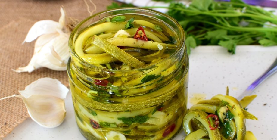 Маринованные кабачки, кабачки рецепт