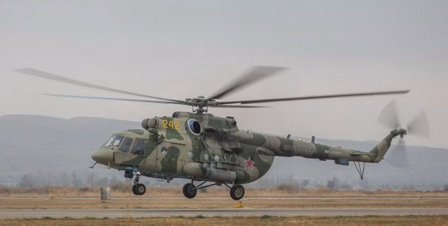 In the Rostov region, an abandoned military helicopter was found in the field. L...