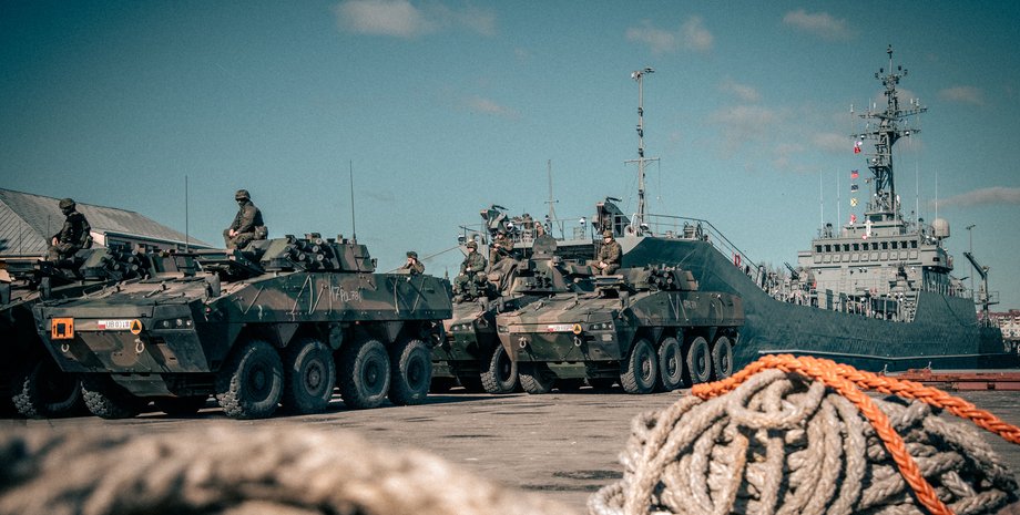 Военный объект Польши - въезд на территории запрещен