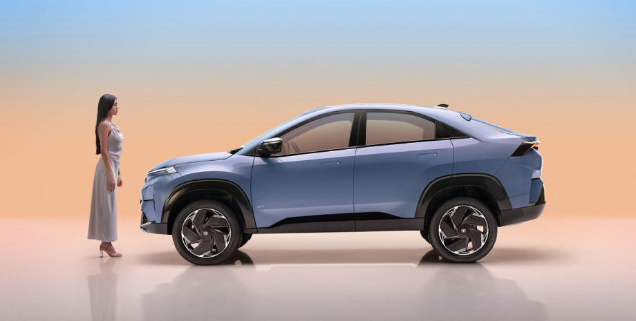 Tata Curvv.ev, Tata Curvv, новая Tata Curvv, кроссовер Tata, электромобиль Tata