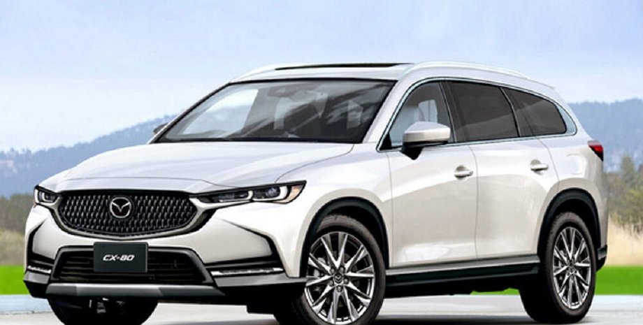 Mazda CX-80, новая Mazda CX-80, Mazda CX-80 2023, кроссовер Mazda