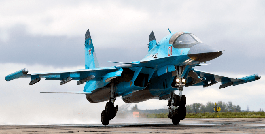 самолет Су-34, Су-34, истребитель Су 34, россия авиация