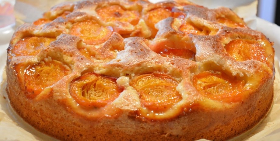 Открытый абрикосовый торт, пошаговый рецепт с фото