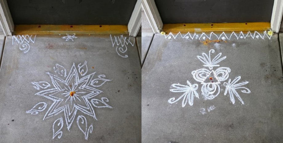 Чоловік помітив таємничі квіткові візерунки біля дверей сусідки, які виявилися стародавнім візерунком