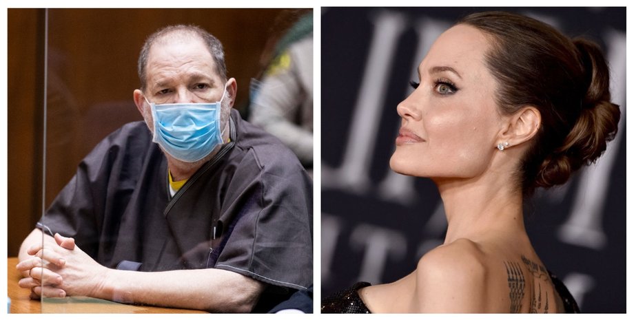 Харви Вайнштейн и Анджелина Джоли