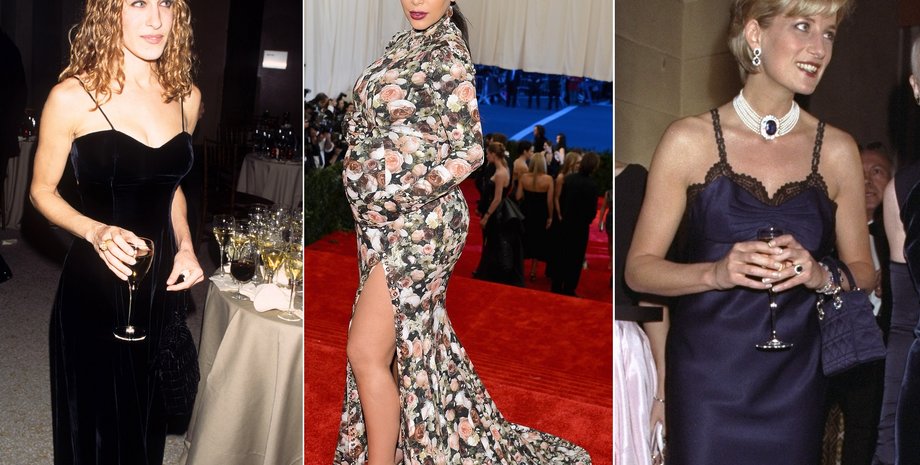 сара джессика паркер, ким кардашьян, принцесса диана, Met Gala