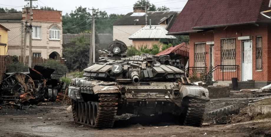 Российский танк ВС РФ, танк, война, Украина, фото