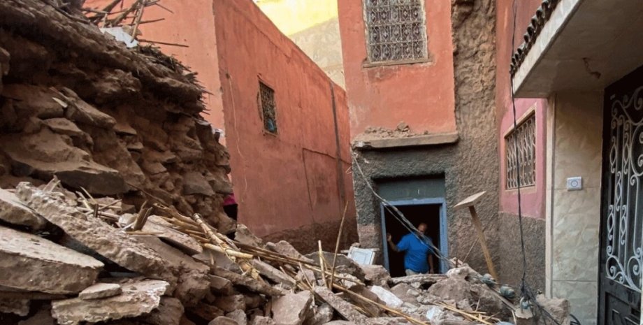 землетрясение в Морокко