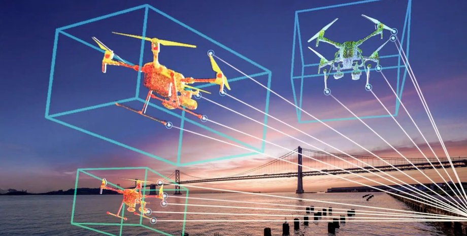 Система обнаружения дронов Cam-Lidar