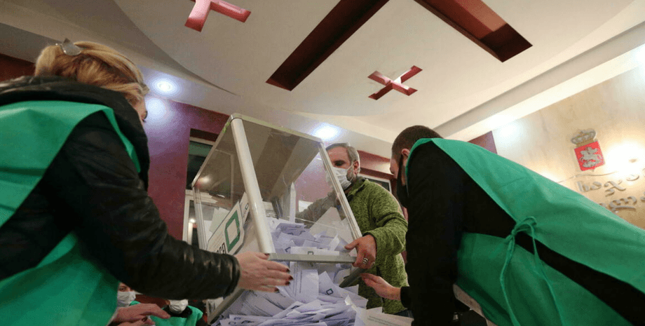 Грузия, выборы, экзитпол