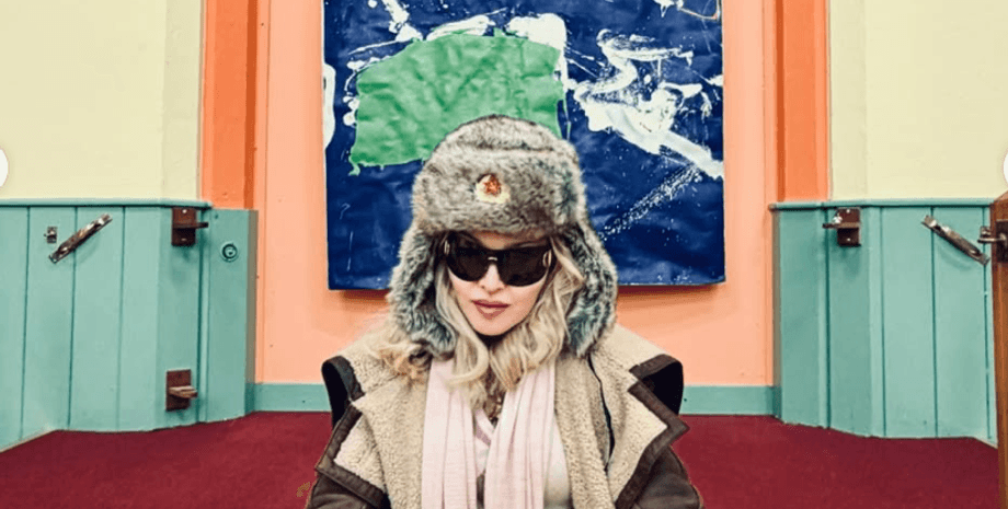 Мадонна в шапке-ушанке разозлила украинцев