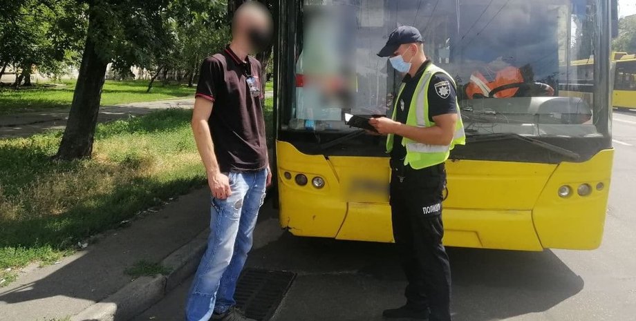 Київ, тролейбус, водій, наркотики