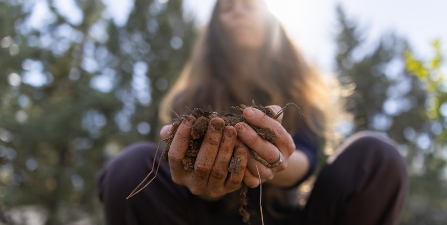 земля, пригоршня земли