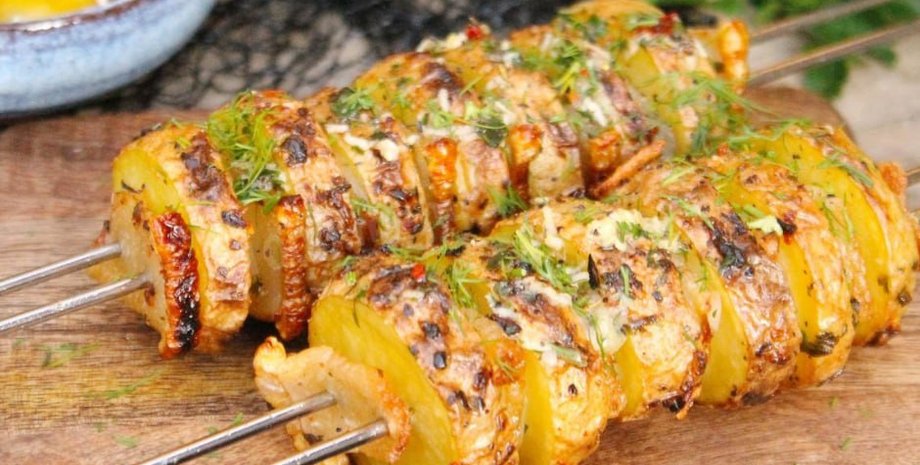 картошка с салом, сезонное меню