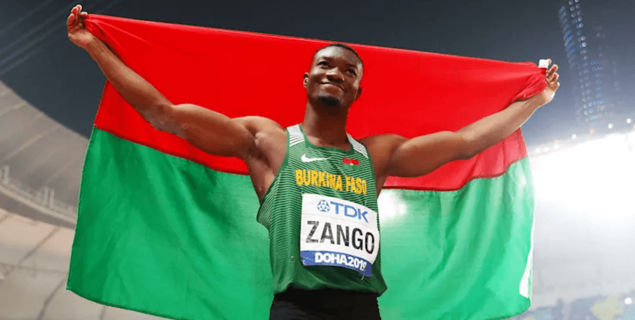 Хьюго Фабрис Занго, атлет, мировой рекорд, легкая атлетика, тройной прыжок, спорт, буркина фасо